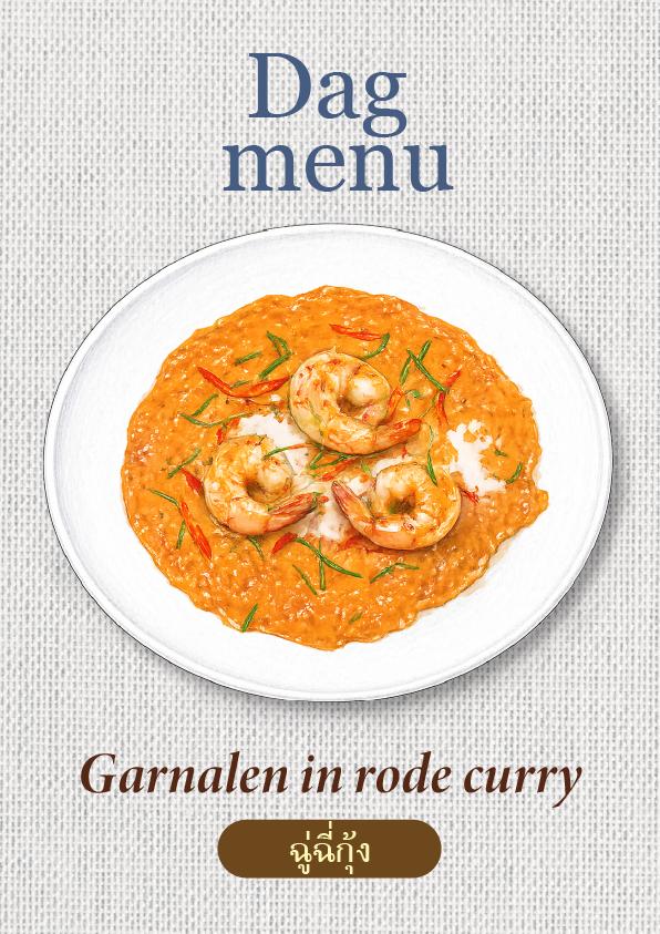 Garnalen Rode Curry (Kaeng Phet)