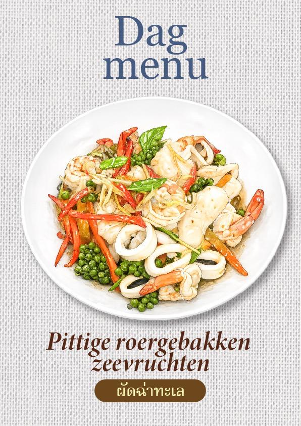 Roergebakken Zeevruchten (Pad Talay)